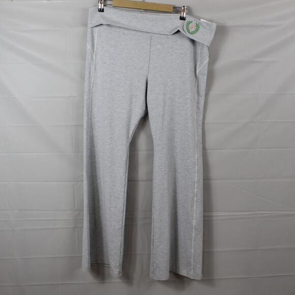 Victorias Secret Pink Leggings XXL All Day Cotton Foldover Flare Bell Bottom Y2K - Picture 1 of 14